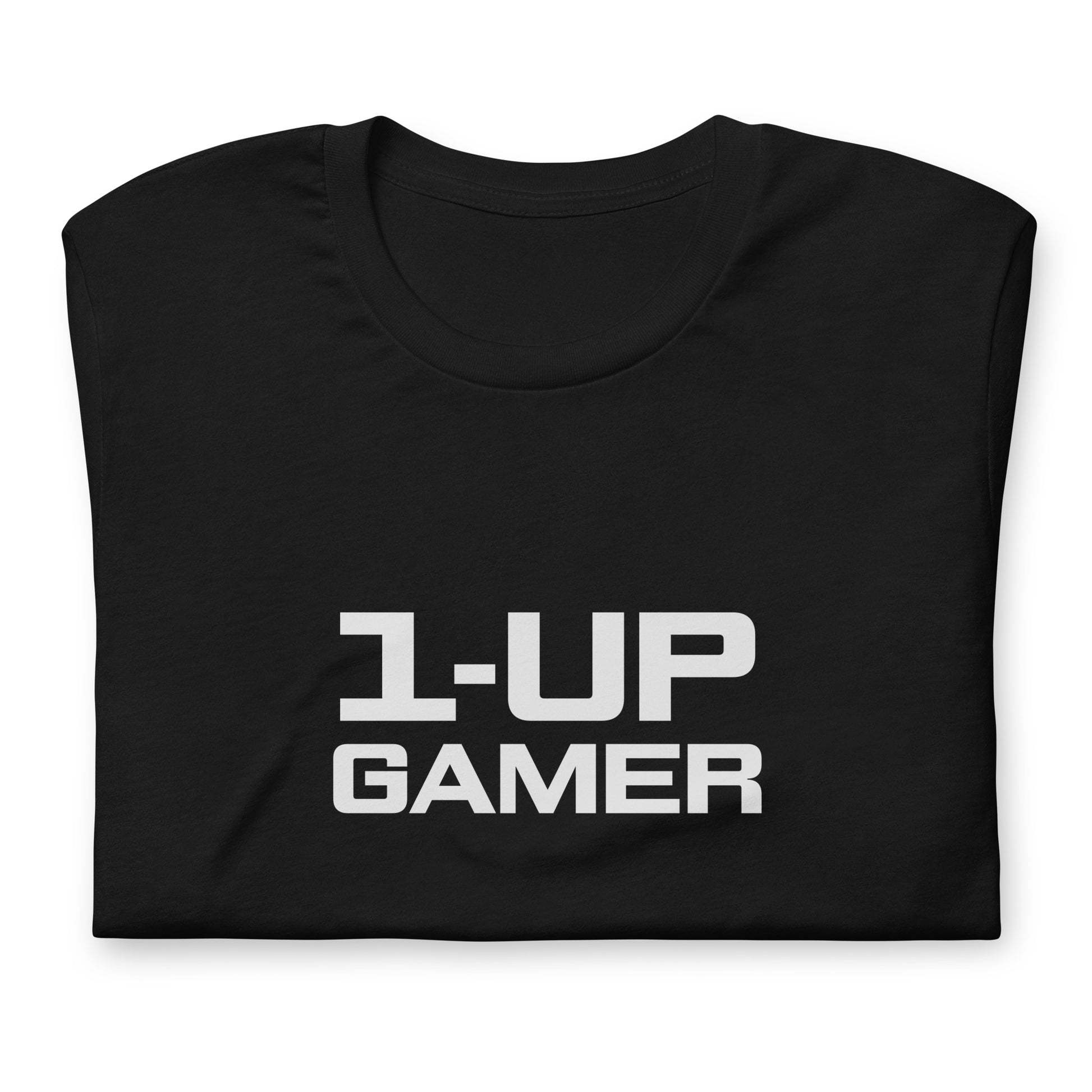 1-UP Gamer unisex t-shirts are for gamers who go crazy and wild for playing video games, and this gaming tee is for the diehard player.