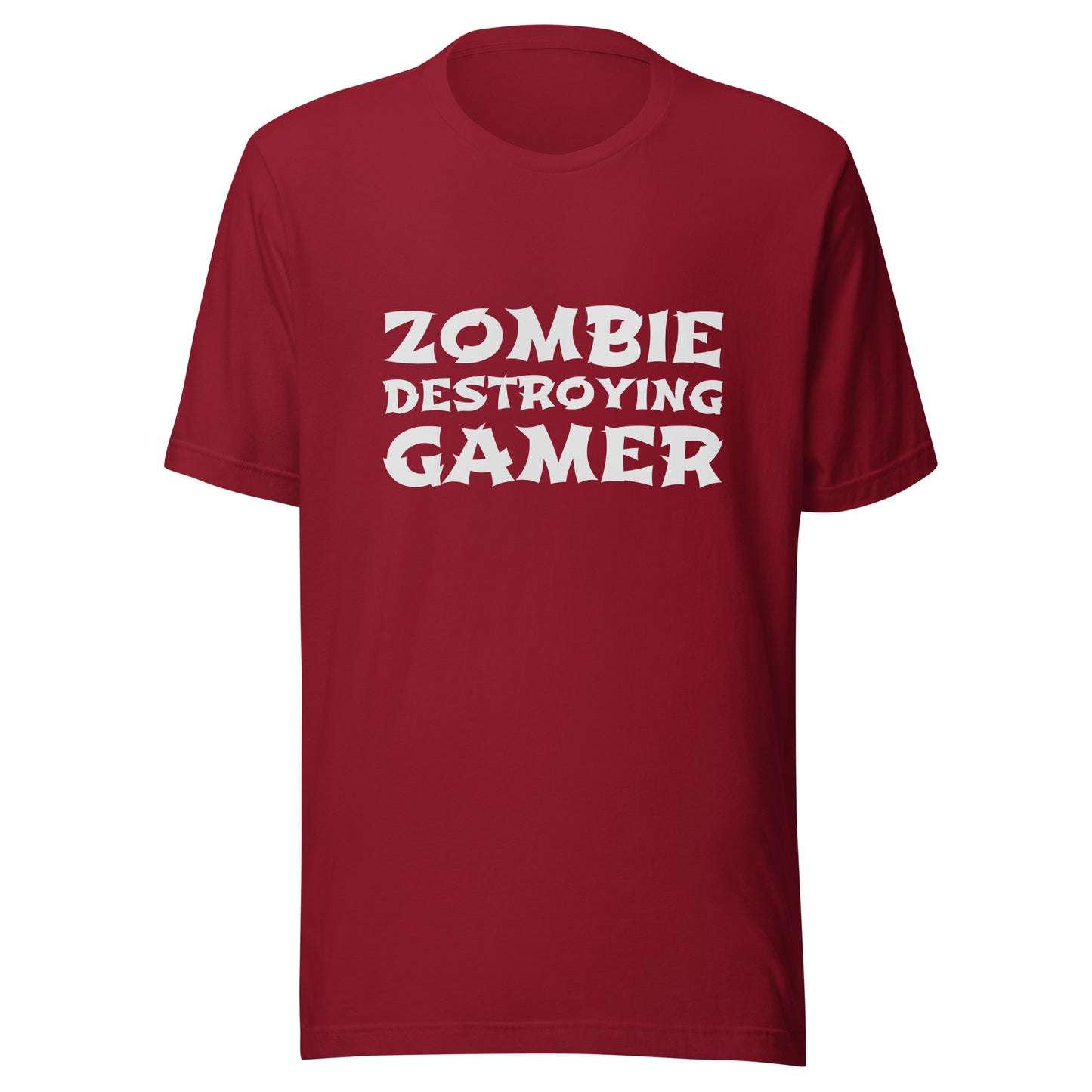 Zombie Destroying Gamer™ Unisex Gaming T-Shirt