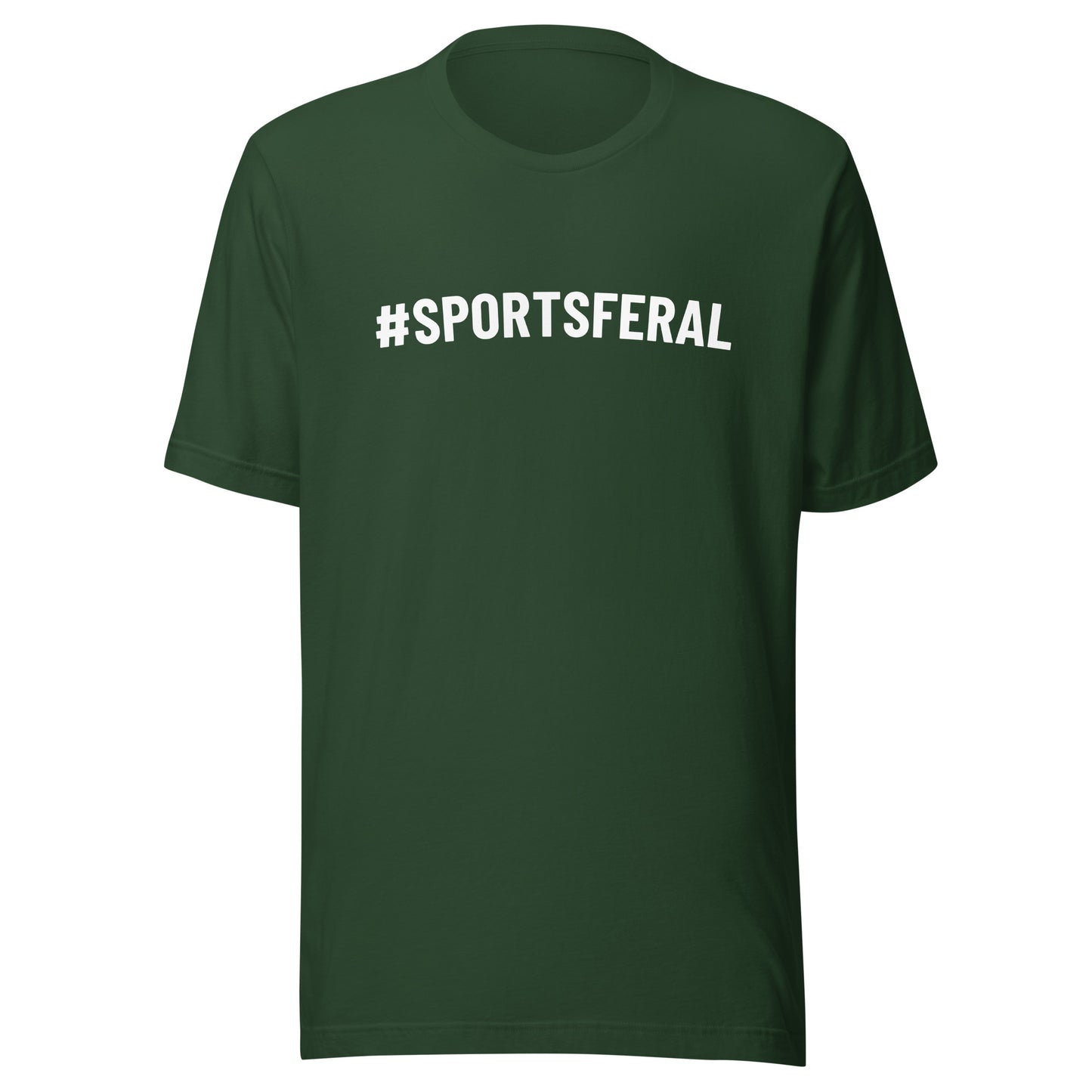 #SPORTSFERAL™ Hashtag Sports Feral Unisex Athletic T-Shirt