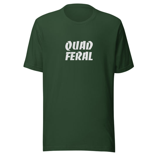 Quad Feral unisex sports t-shirts are for anyone who goes wild on a Quad and loves each ride, and this cool shirt makes a great gift.