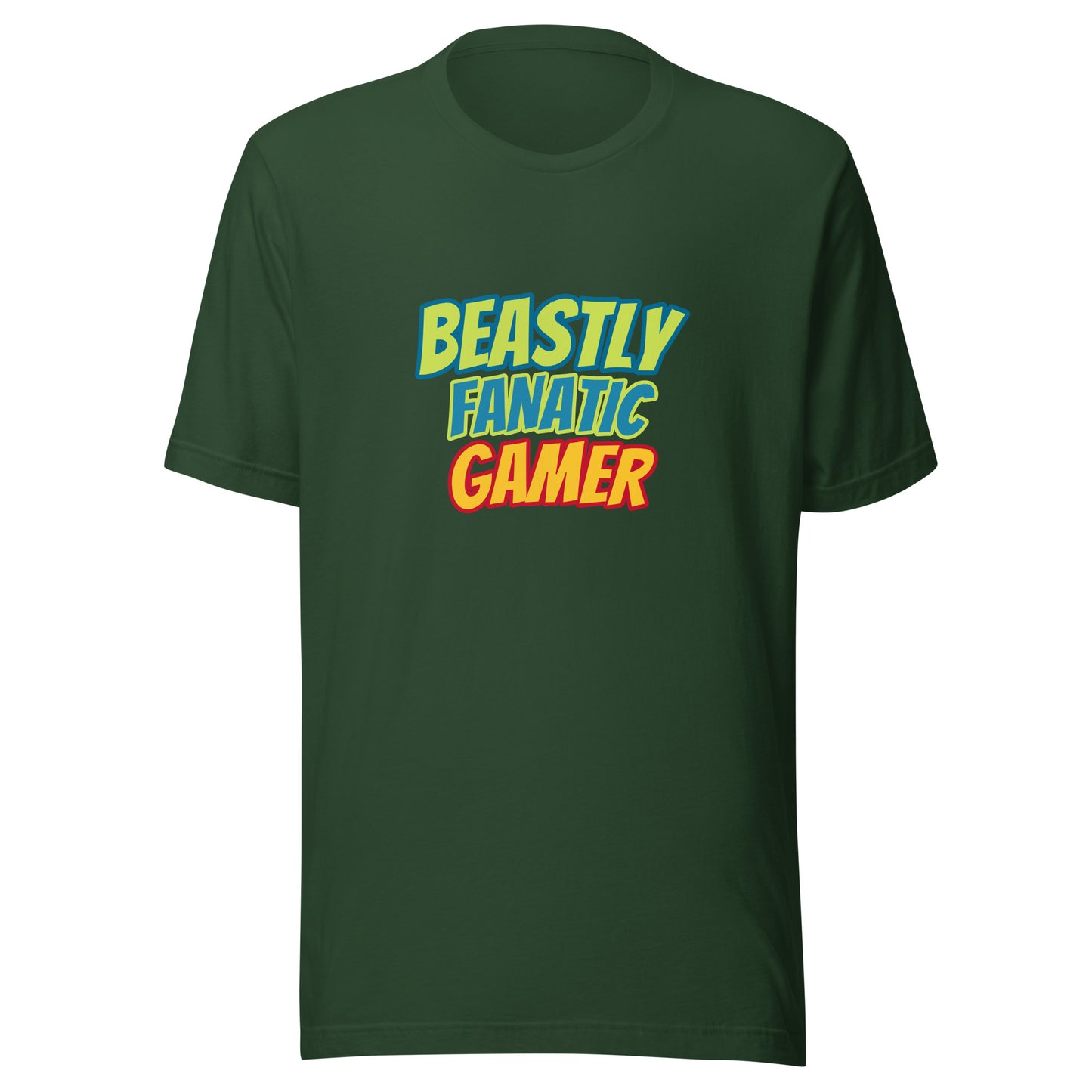 Beastly Fanatic Gamer™ Unisex Gaming T-Shirt