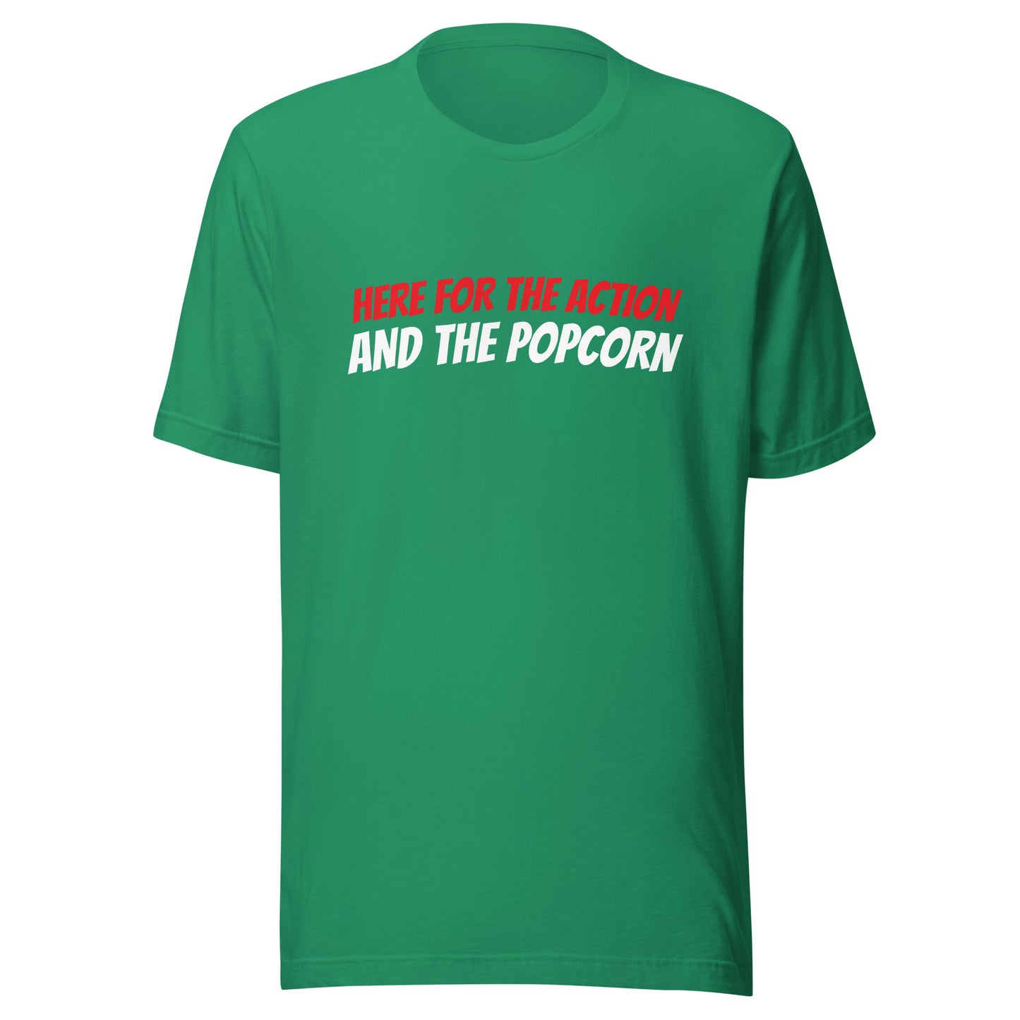 Here For The Action And The Popcorn™ Sports T-Shirt