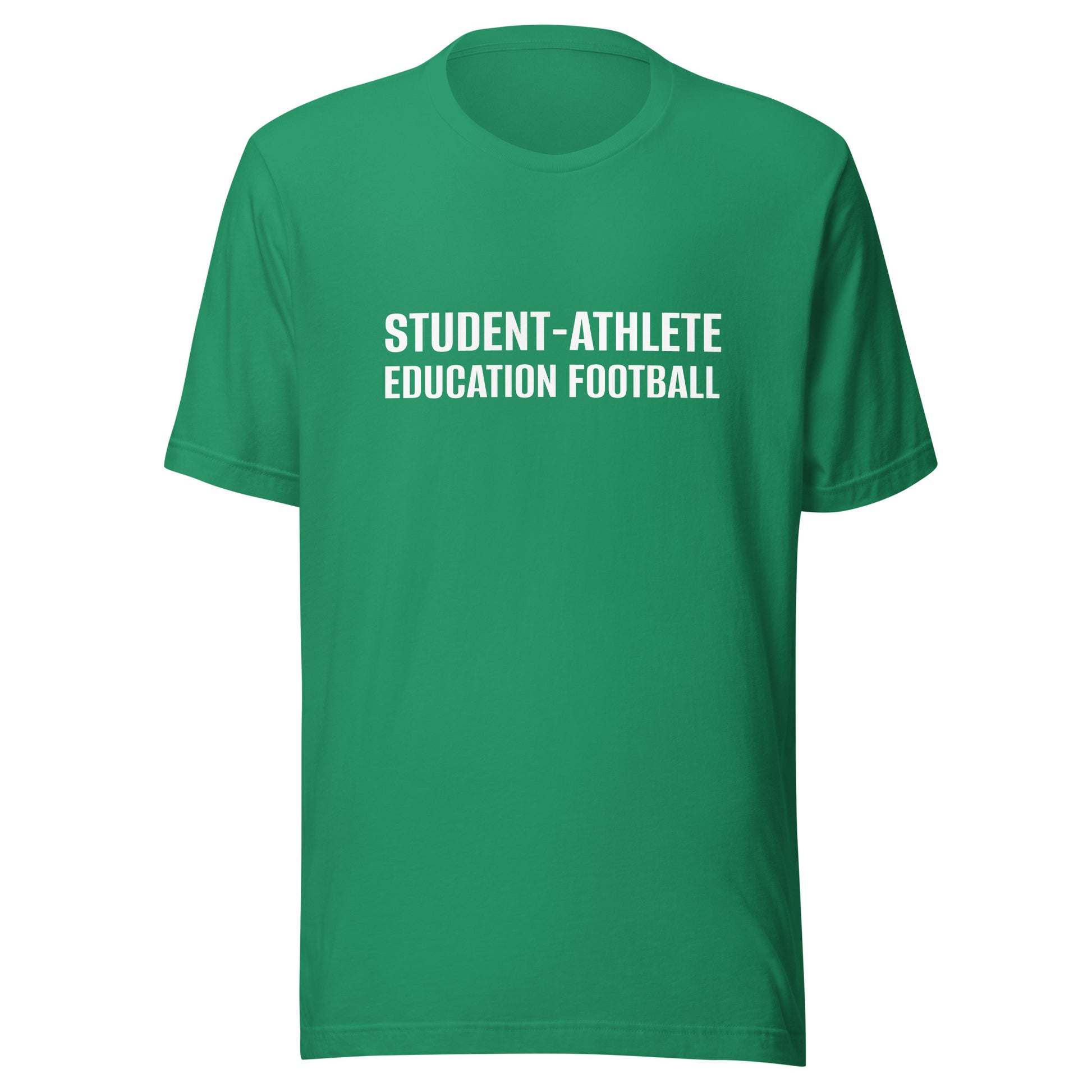 Student-Athlete Education Football sports t-shirts are for high school and college students whose educational study is football.