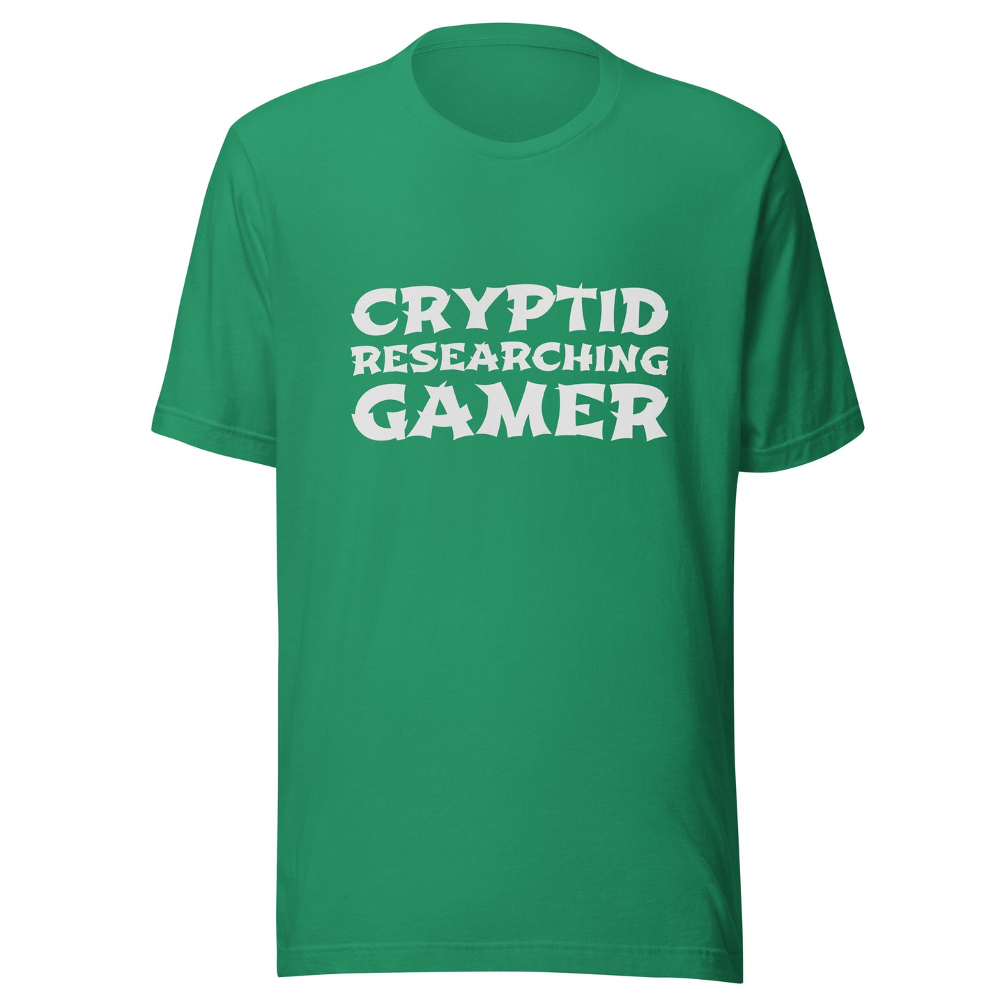 Cryptid Researching Gamer™ Unisex Gaming T-Shirt