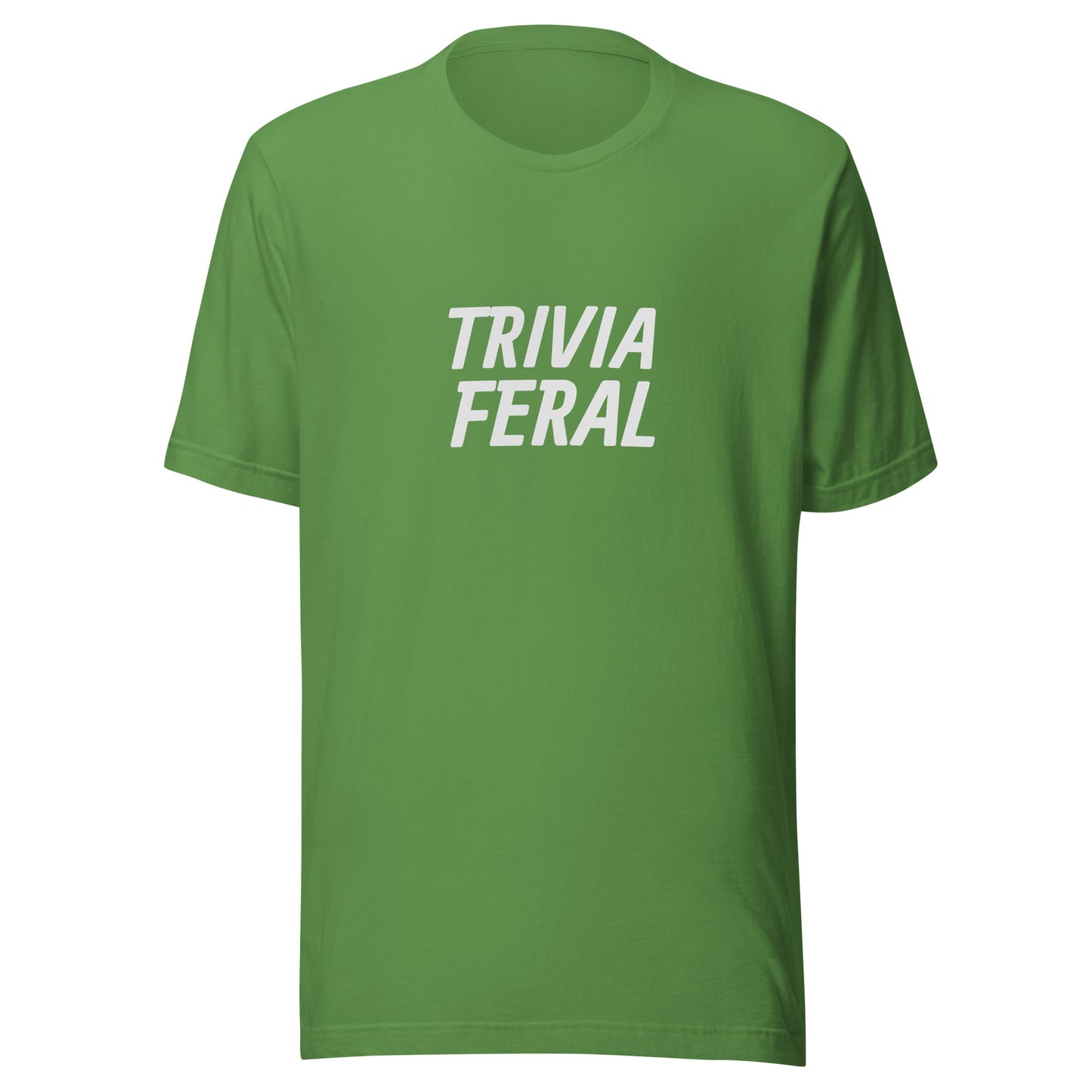 Trivia Feral unisex gaming t-shirts are for players who go wild for playing the game.