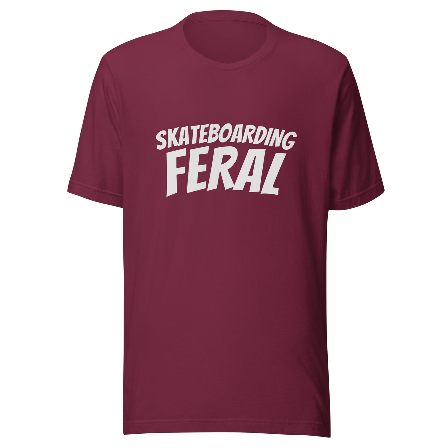 Skateboarding Feral™ Unisex Skateboarder T-Shirt