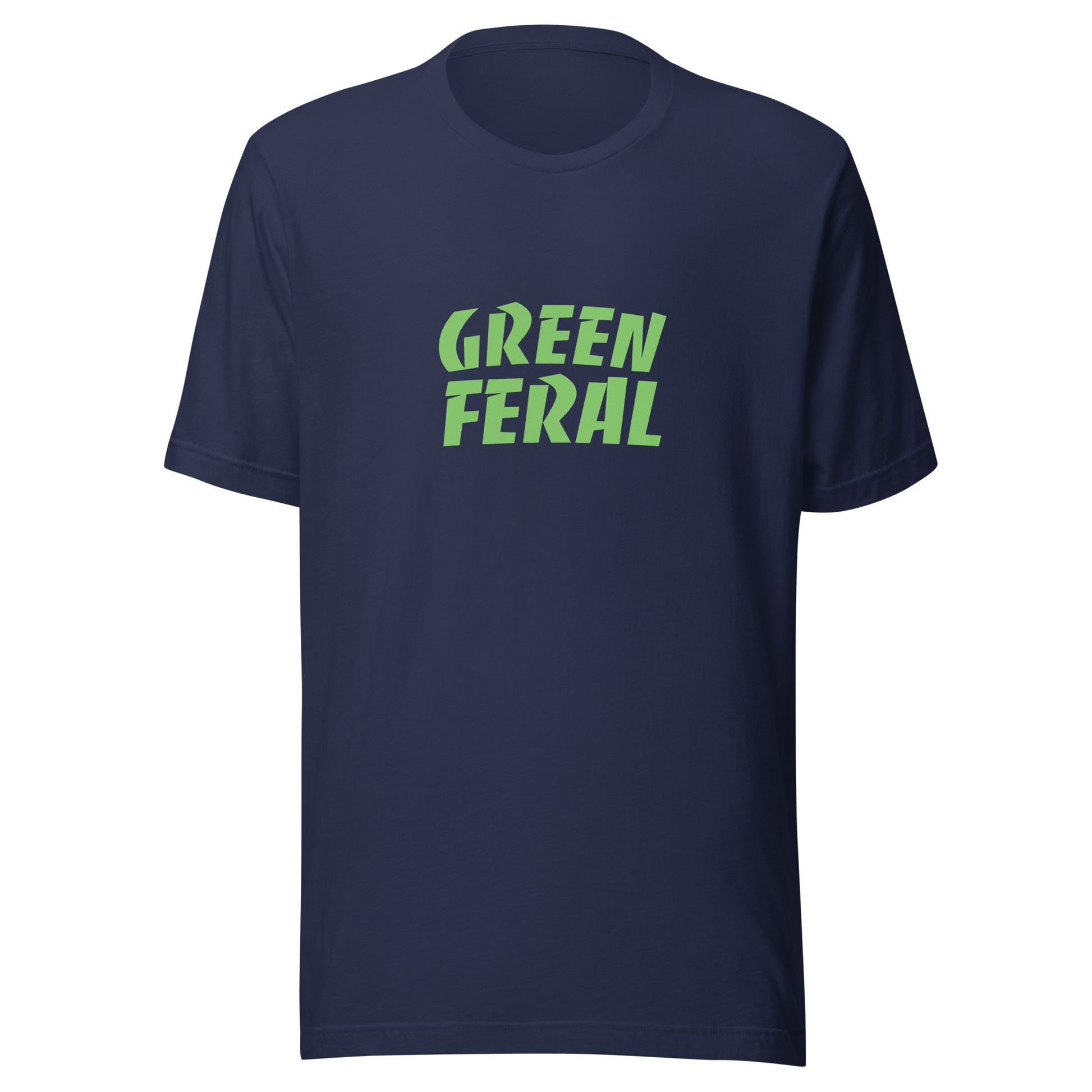 Green Feral unisex golfing t-shirts are for all golfers who love the game and go wild for it.