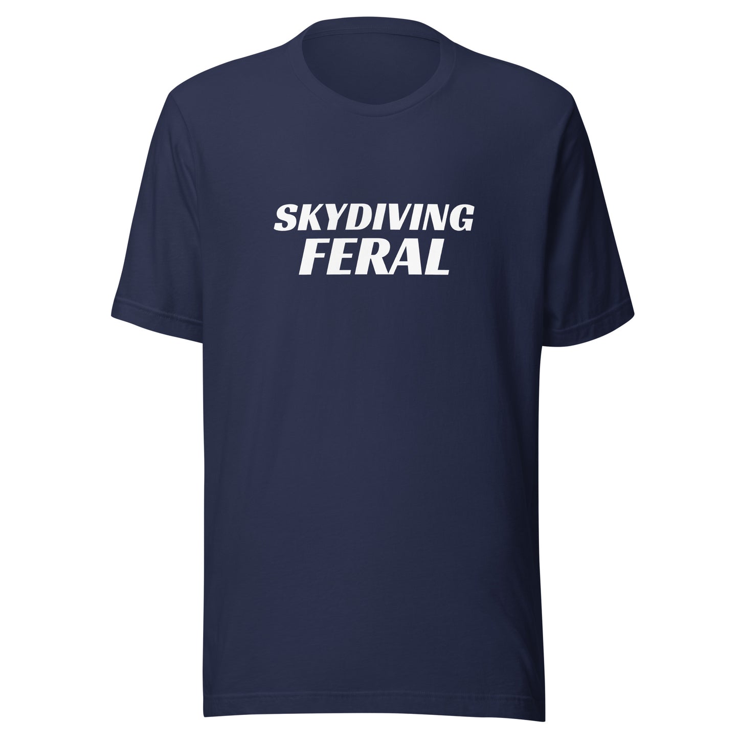 Skydiving Feral™ Unisex Sports T-Shirt