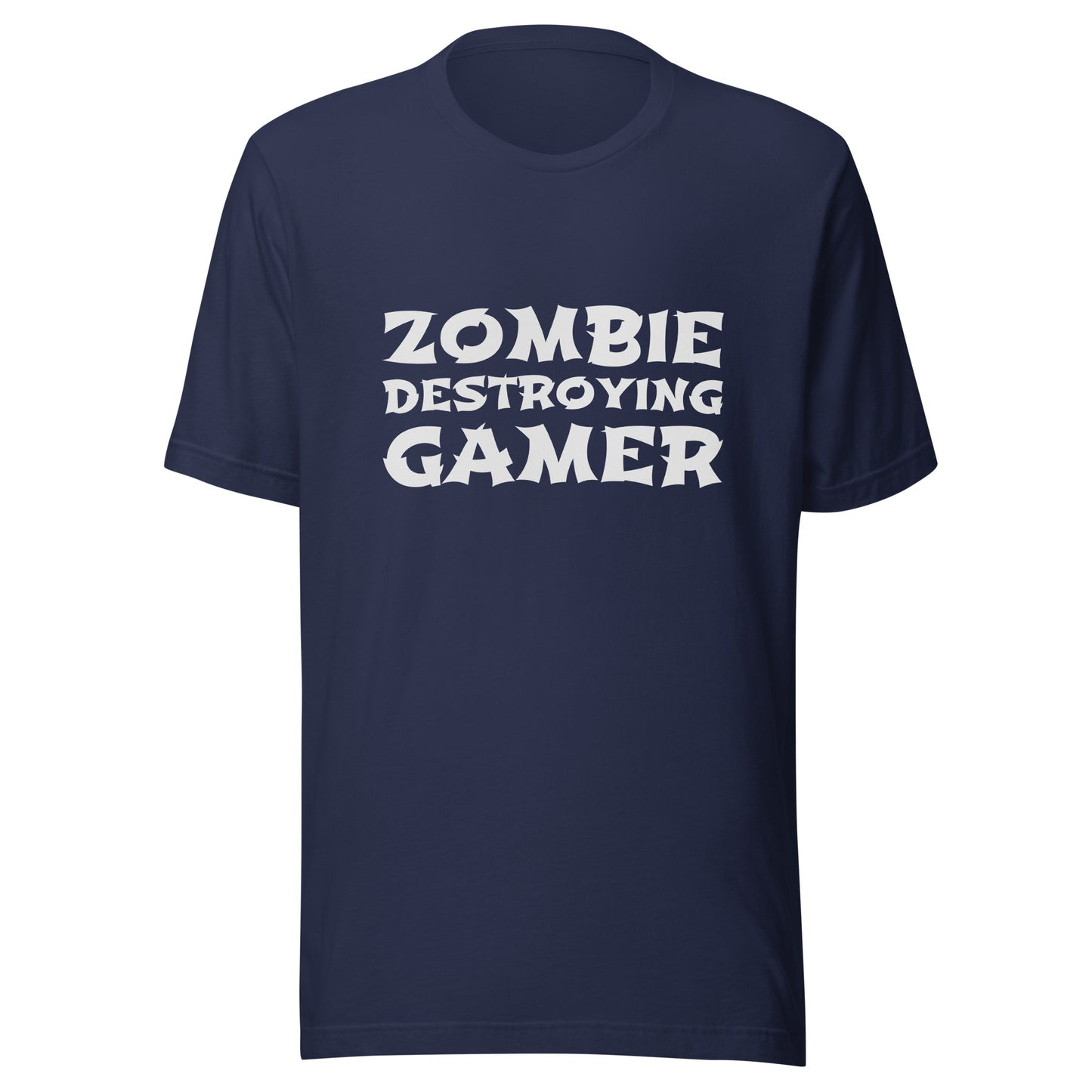 Zombie Destroying Gamer™ Unisex Gaming T-Shirt