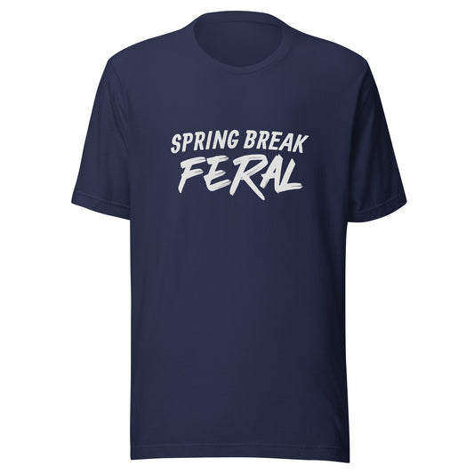 Spring Break Feral party t-shirts are for partiers who go wild and crazy for the vacation celebration and can't get enough of the partying.