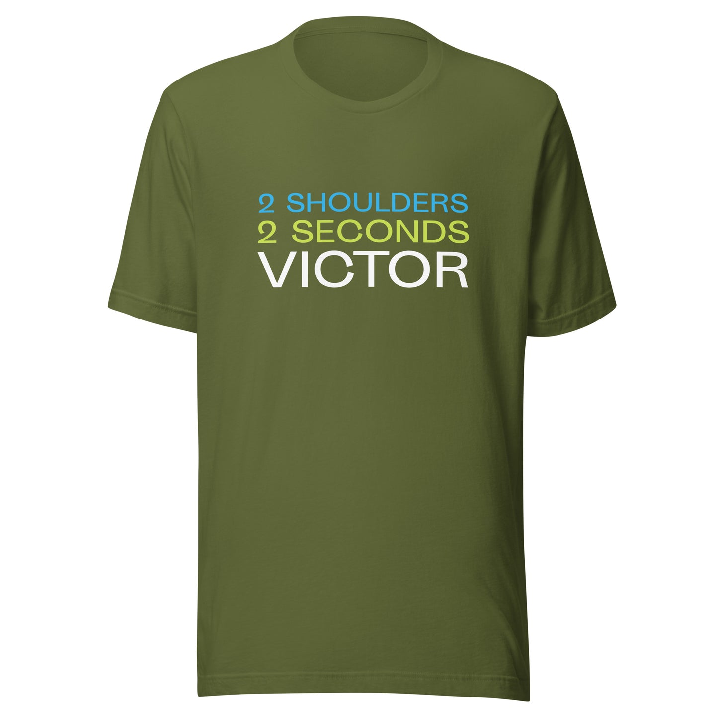 Two Shoulders For Two Seconds Victor™ Wrestling T-Shirt