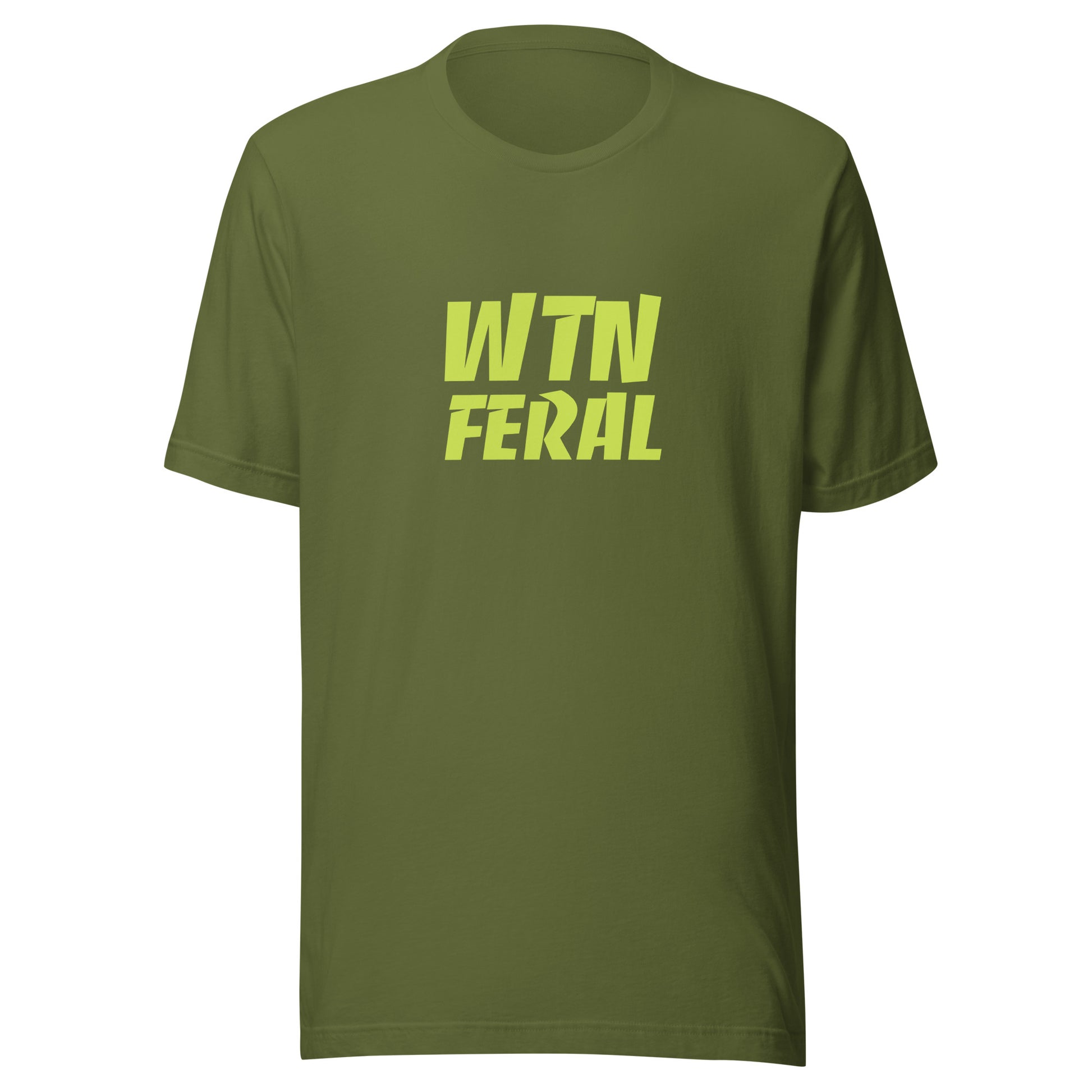 WTN We Took Names Feral unisex t-shirts are for champion athletes and championship sports teams to celebrate winning.