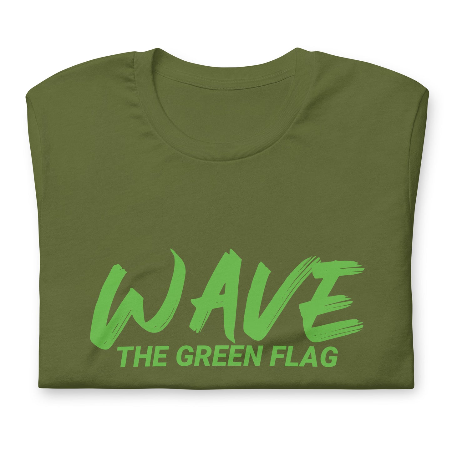 Wave The Green Flag™ Unisex Racing Fan T-Shirt