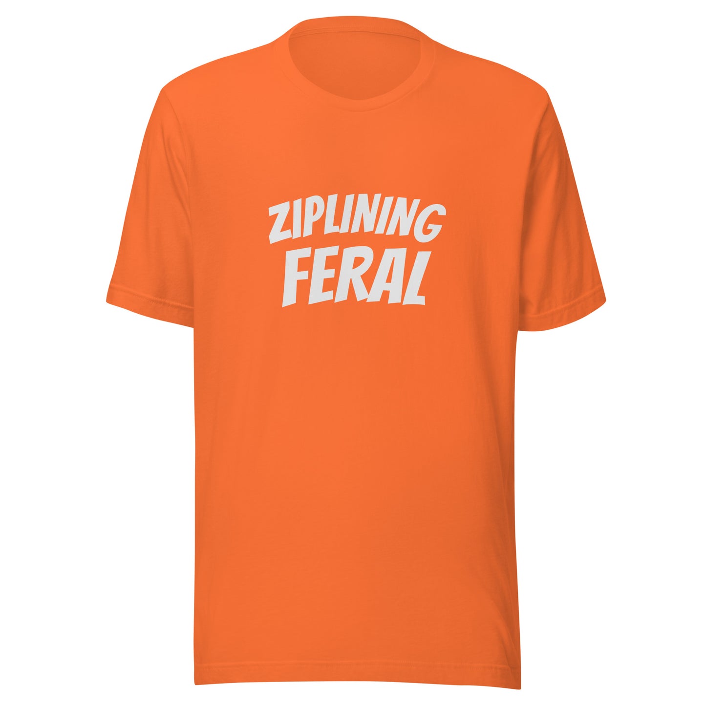 Ziplining Feral™ Unisex T-Shirt