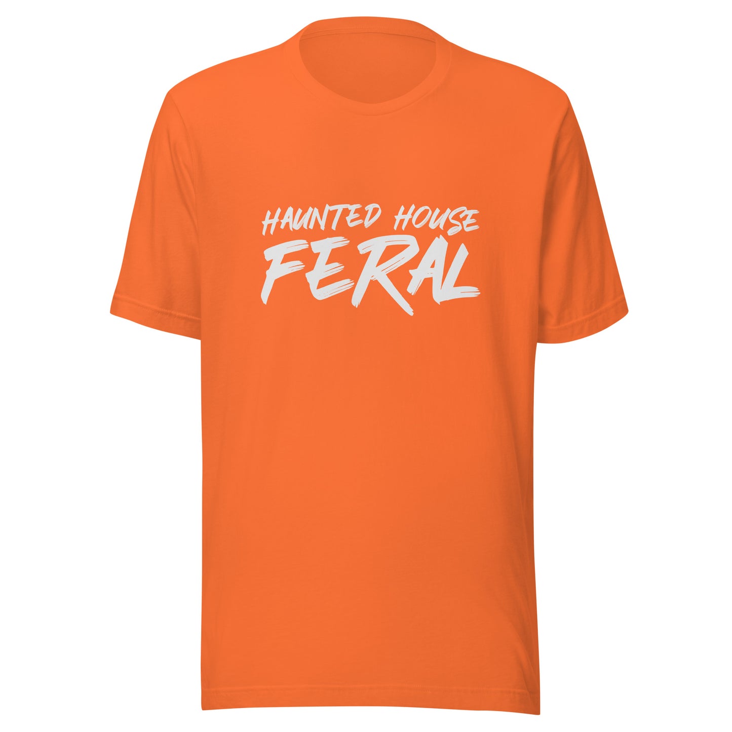 Haunted House Feral™ Unisex Halloween T-Shirt