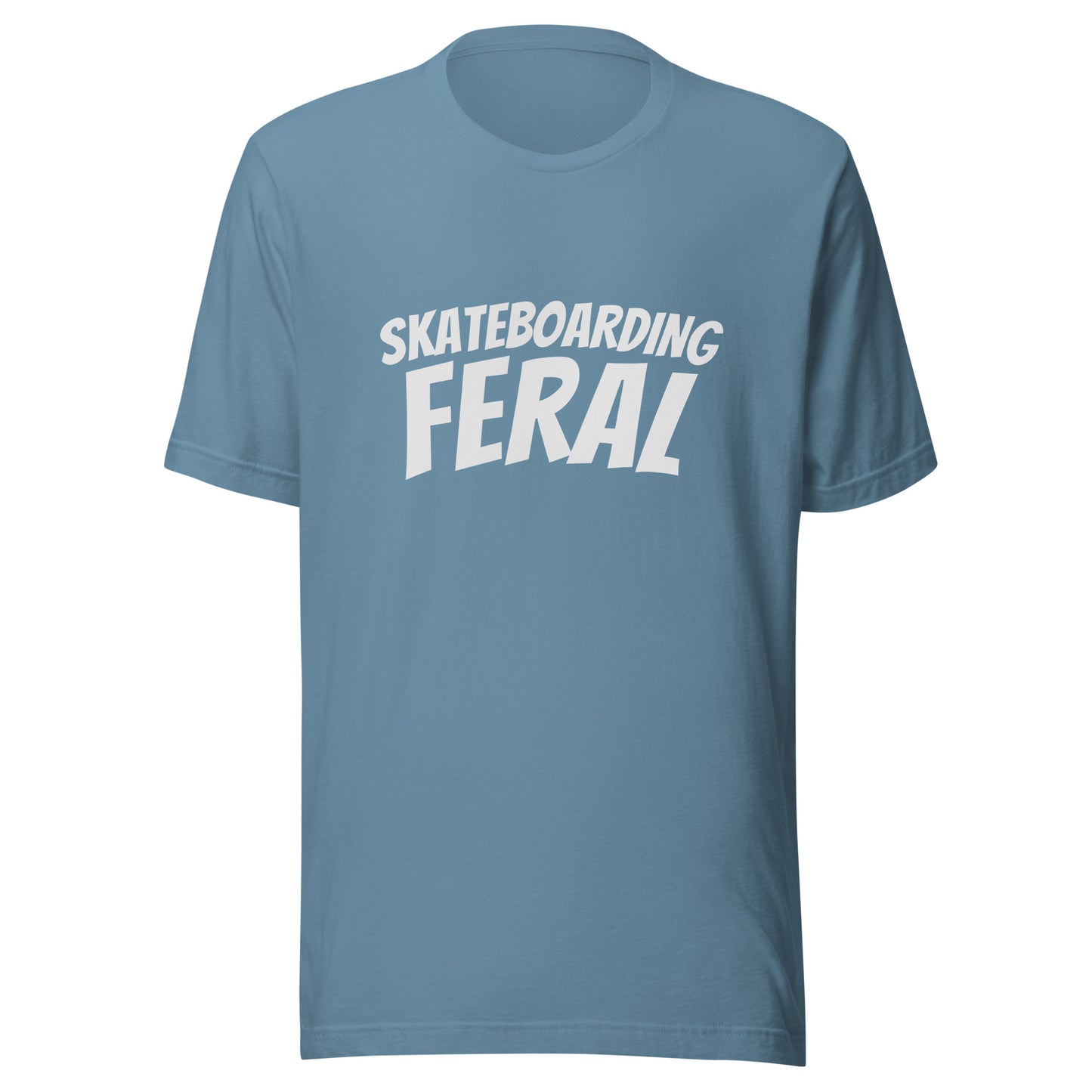 Skateboarding Feral™ Unisex Skateboarder T-Shirt