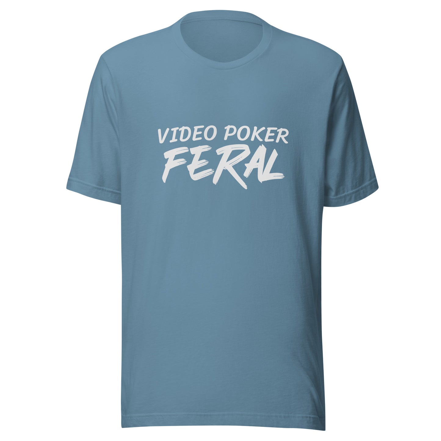 Video Poker Feral™ Unisex Gambling T-Shirt