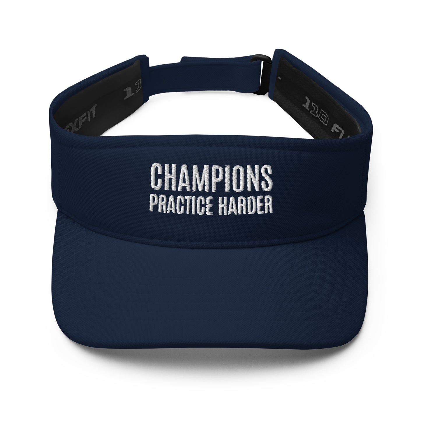 Champions Practice Harder™ Sports Visor Cap