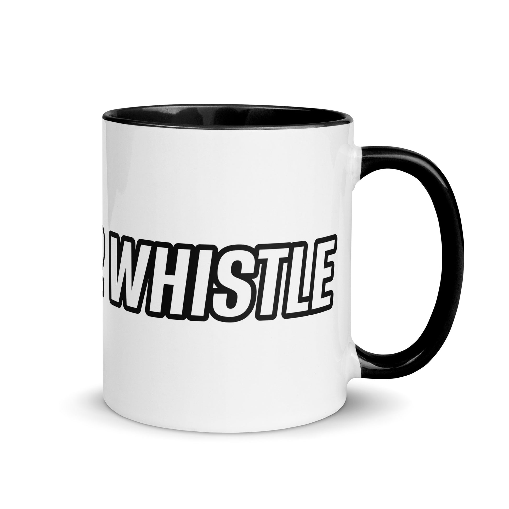 Whistle T2 Whistle sports coffee mugs are for athletes, players, coaches, and fans as a reminder champions play from whistle to whistle.