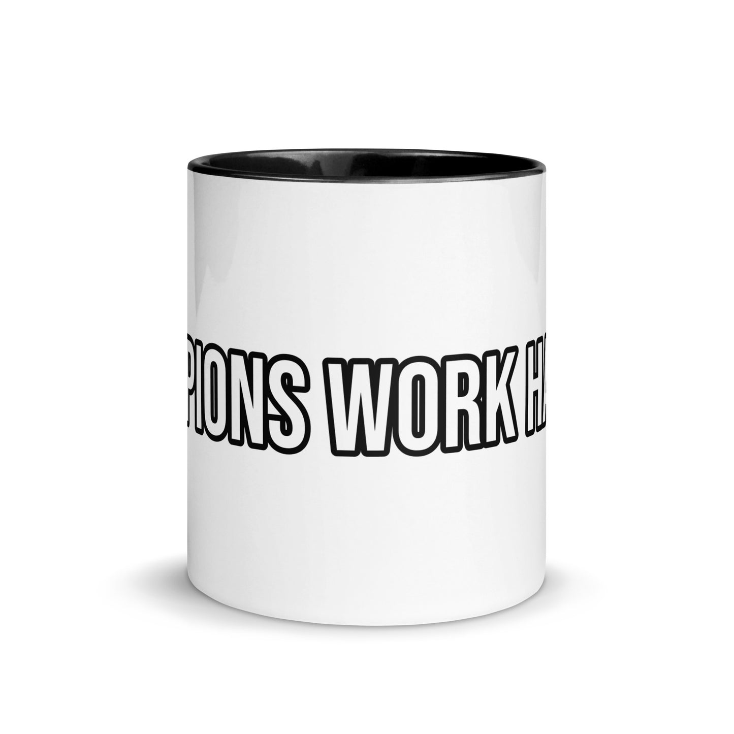 Champions Work Harder™ Sports and Business Inspiring Mug