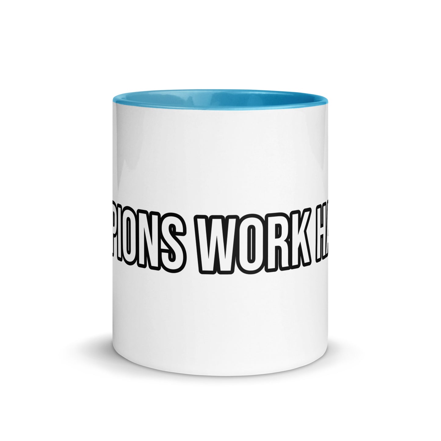 Champions Work Harder™ Sports and Business Inspiring Mug