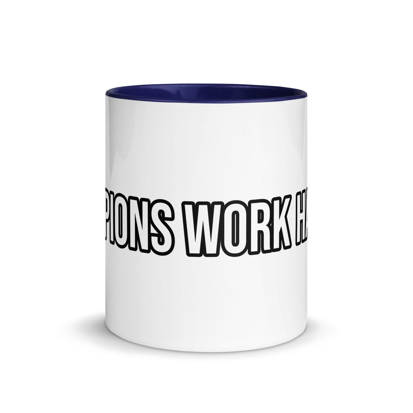 Champions Work Harder™ Sports and Business Inspiring Mug