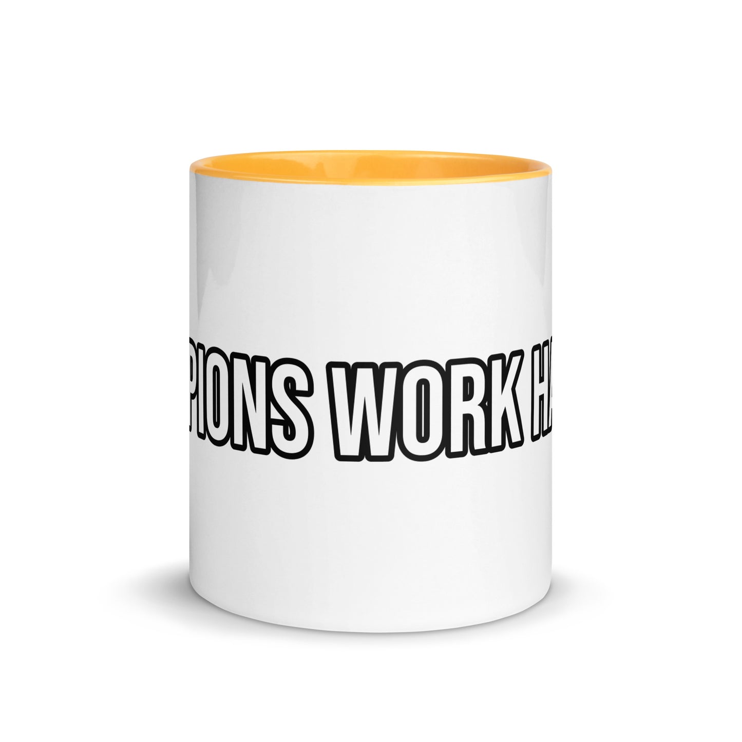 Champions Work Harder™ Sports and Business Inspiring Mug