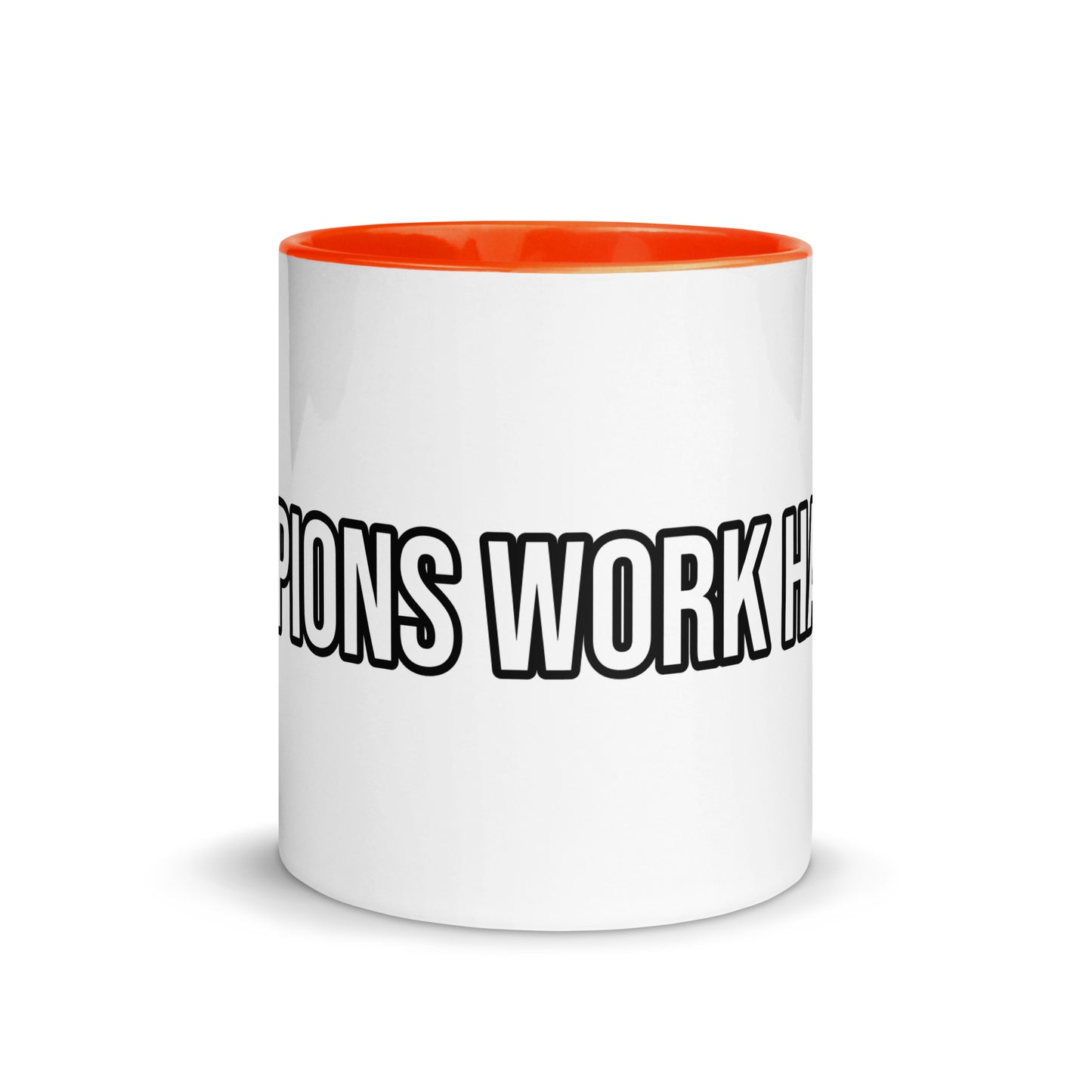 Champions Work Harder™ Sports and Business Inspiring Mug