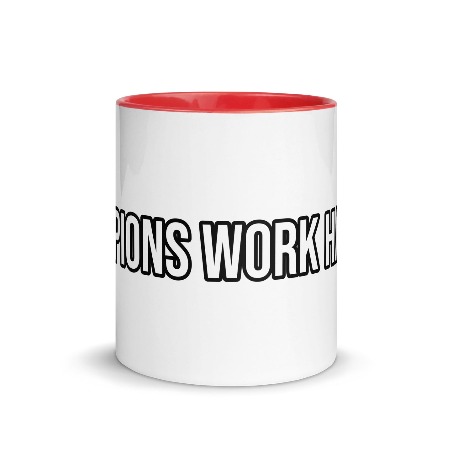 Champions Work Harder™ Sports and Business Inspiring Mug