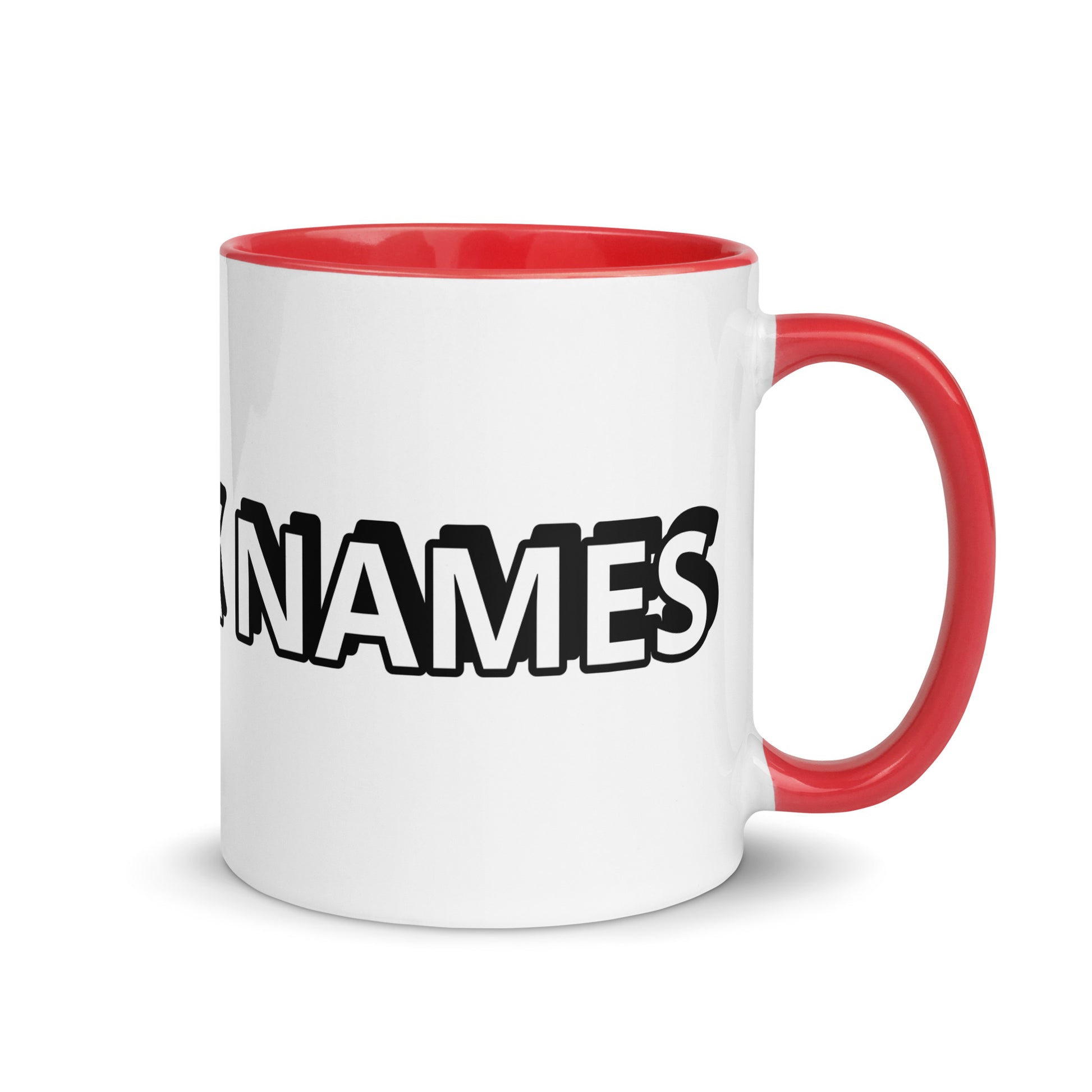 Celebrate victories, winning, and champions with our We Took Names coffee mugs for sports teams and businesses.