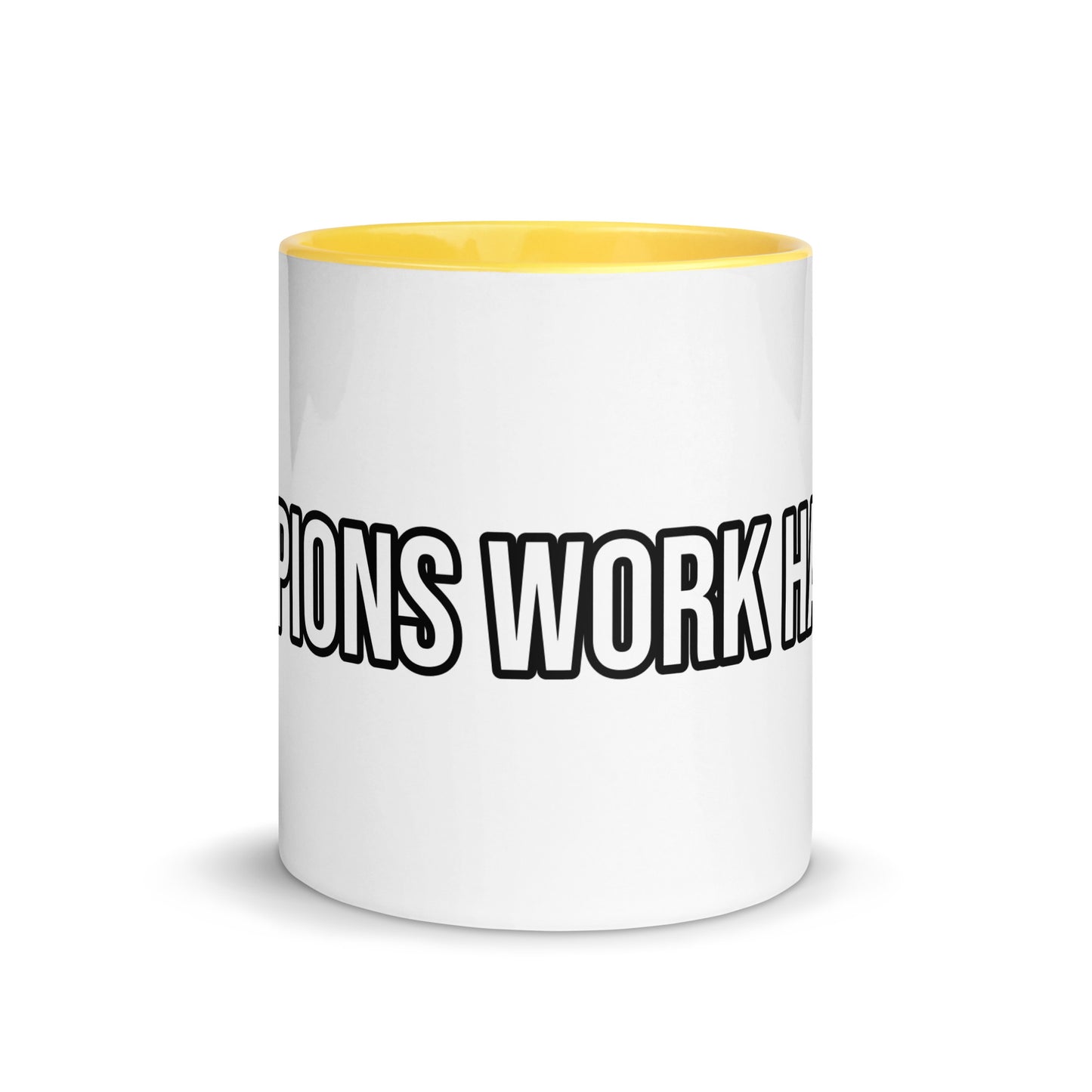 Champions Work Harder™ Sports and Business Inspiring Mug