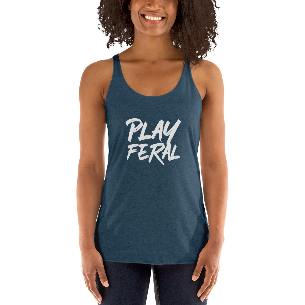 Play Feral™ Women's Racerback Sports Tank Top