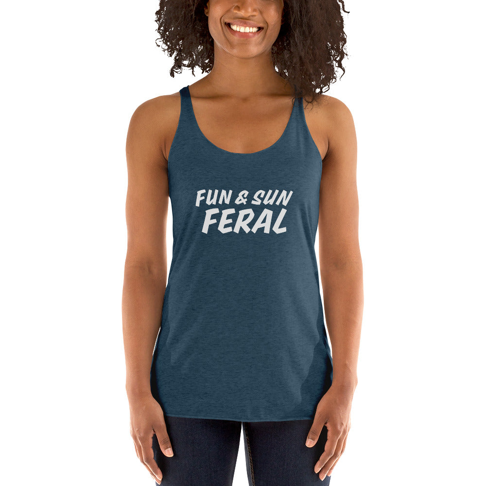 Fun and Sun Feral™ Women's Racerback Sports Tank Top