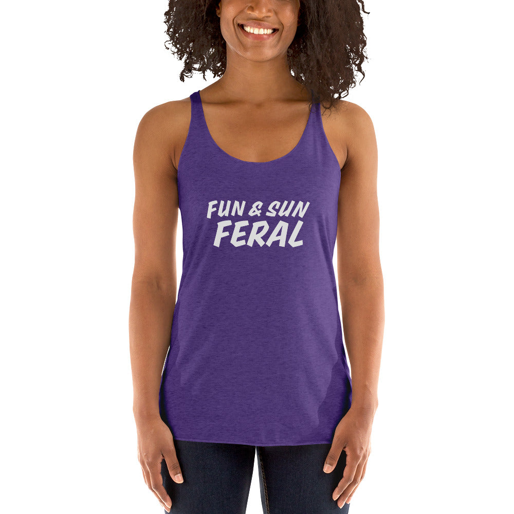 Fun and Sun Feral™ Women's Racerback Sports Tank Top