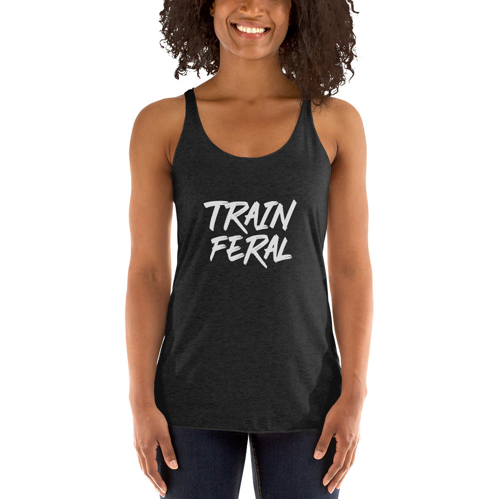 Train Feral women's sports tank top for athletes who want to be the best they can be, and it's great apparel for workouts and the gym.