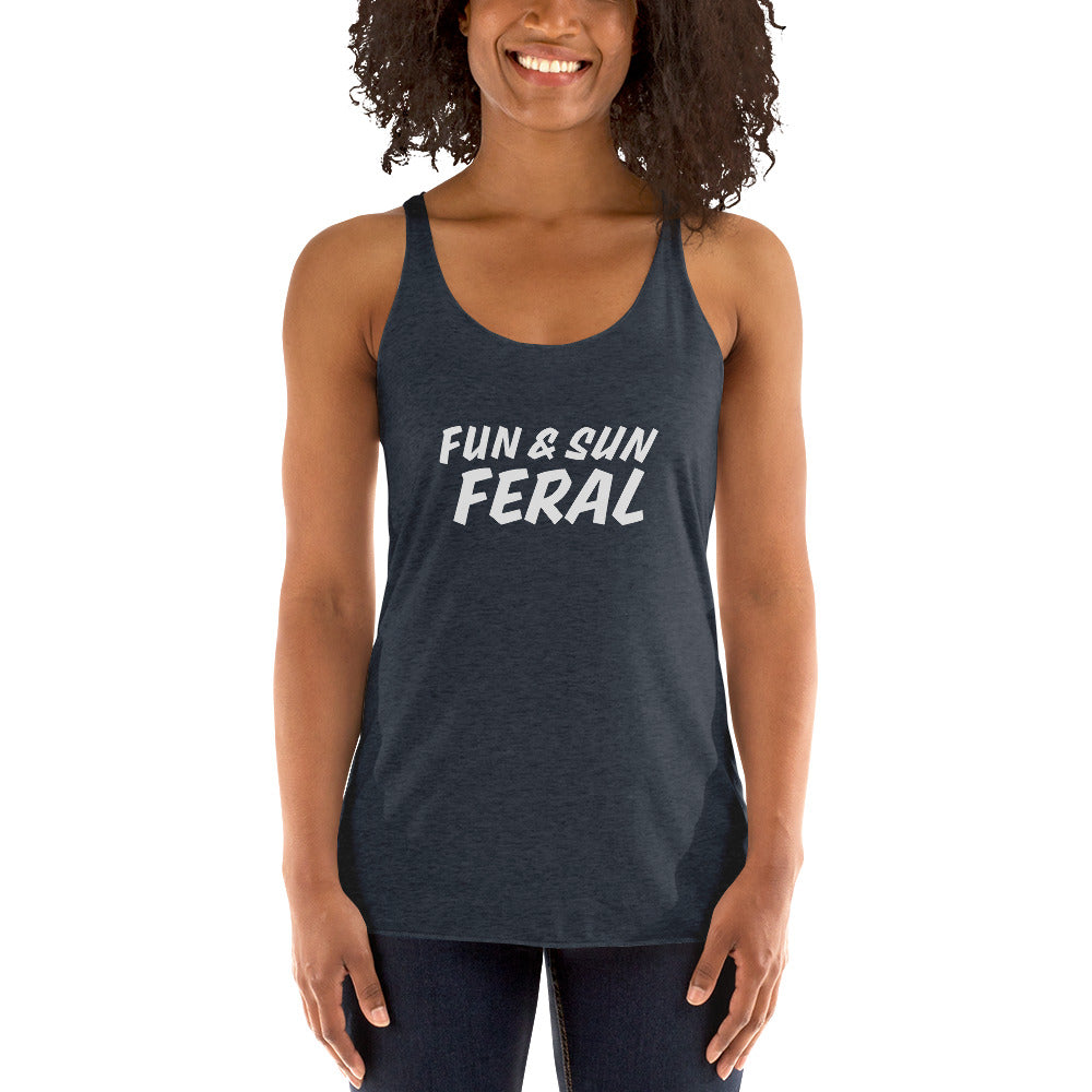 Fun and Sun Feral™ Women's Racerback Sports Tank Top