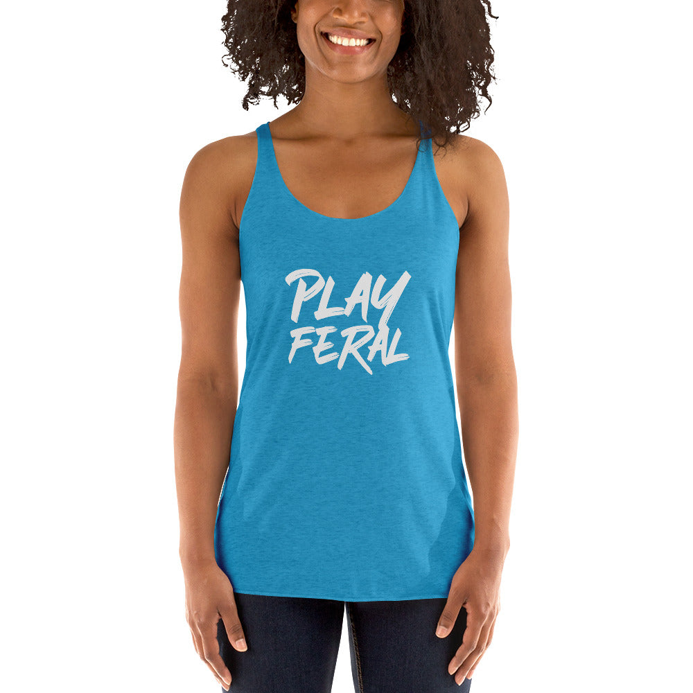 Play Feral™ Women's Racerback Sports Tank Top