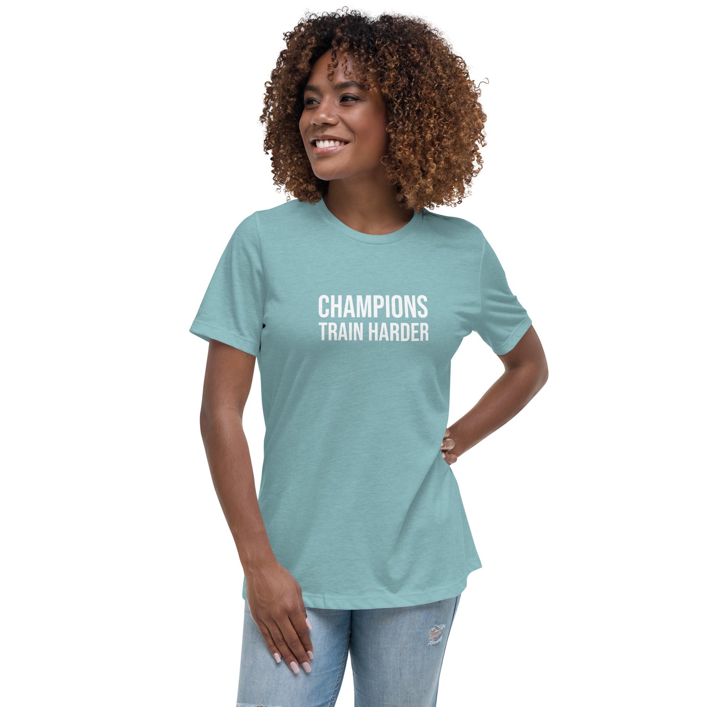 Champions Train Harder™ Women's Relaxed Sports T-Shirt