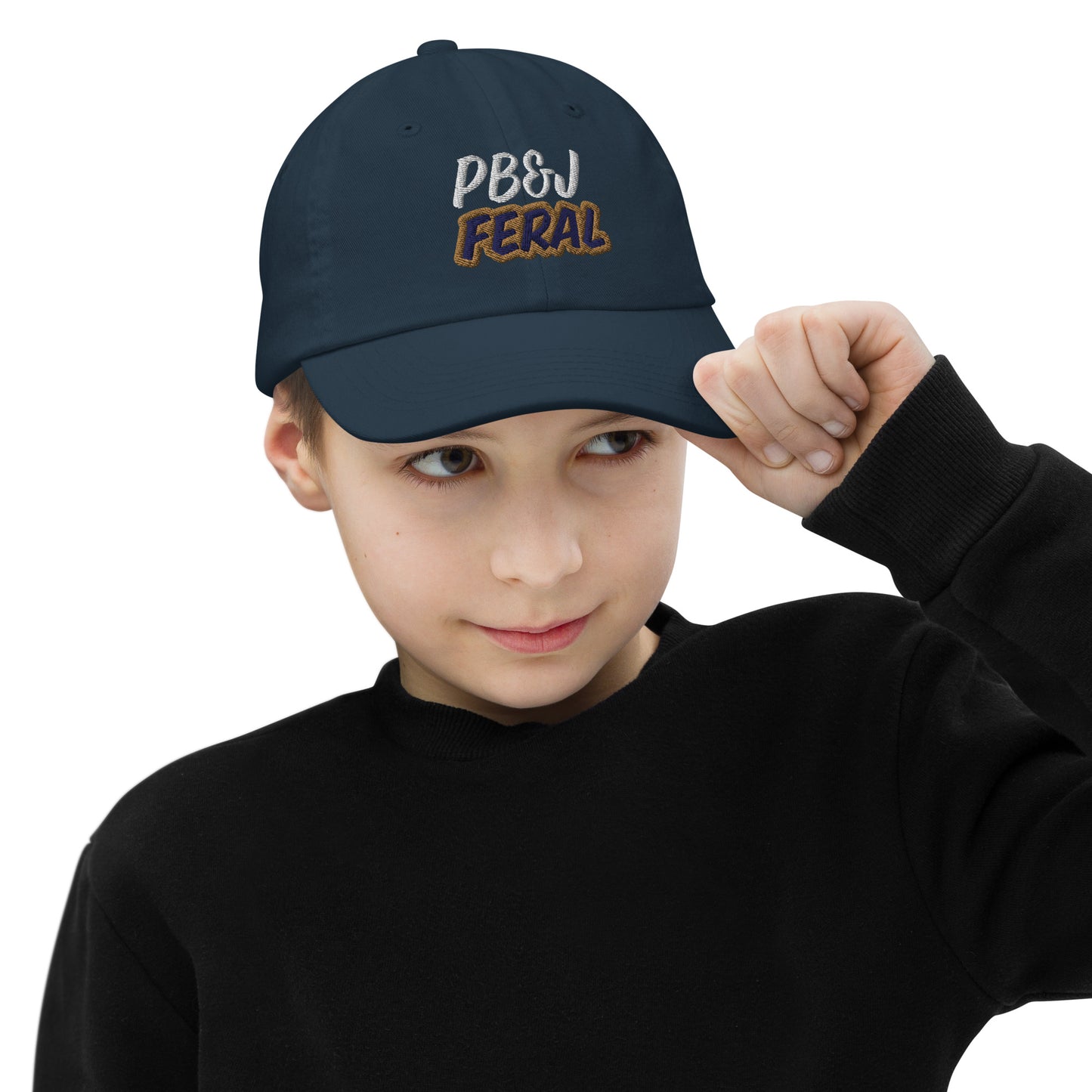 PB&J Feral™ Peanut Butter and Jelly Sandwich Fan Youth Unisex Ball Cap