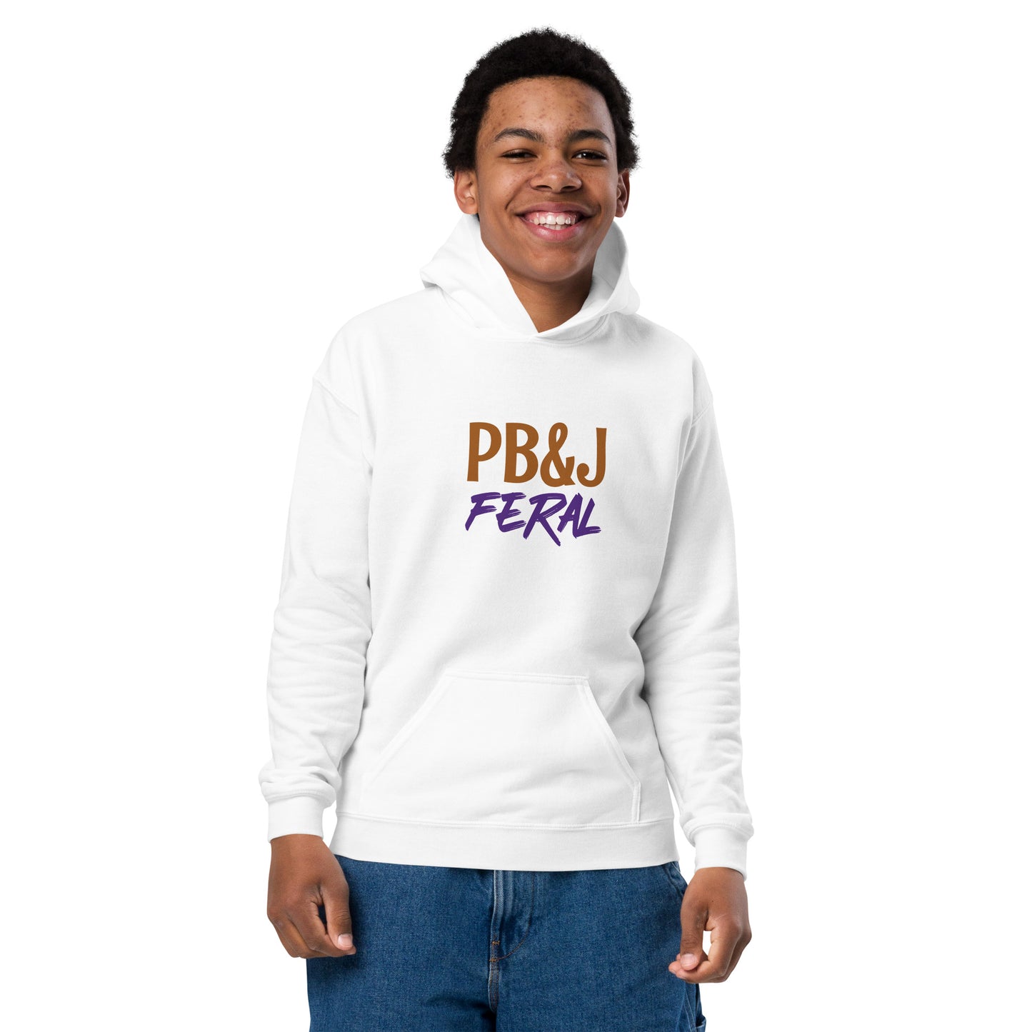 PB&J Feral™ Peanut Butter and Jelly Fan Youth Unisex Hoodie