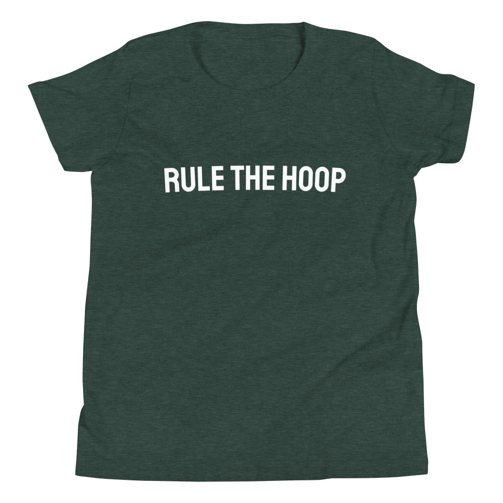 Rule The Hoop™ Unisex Youth Sports Basketball T-Shirt