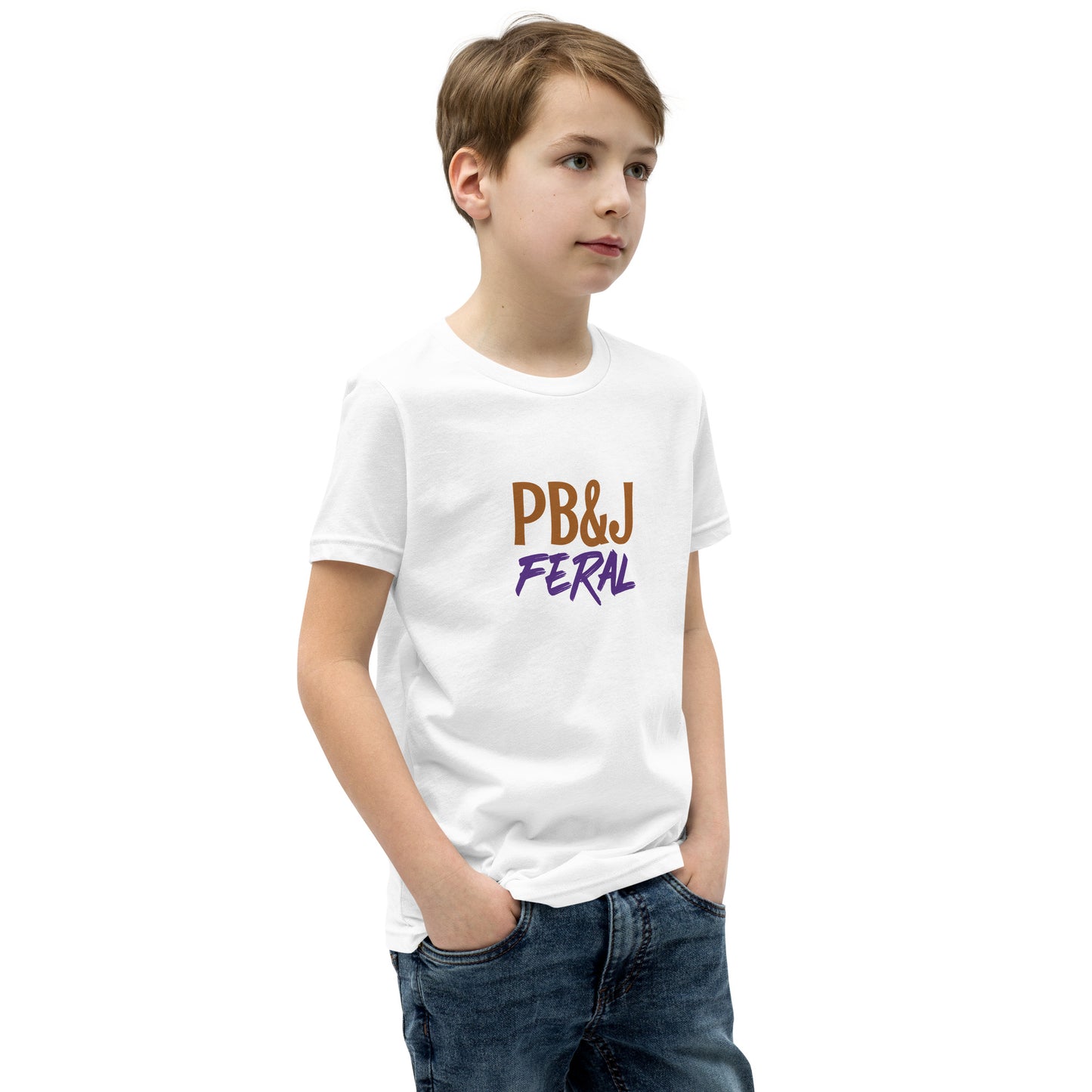 PB&J Feral™ Peanut Butter and Jelly Fan Youth Unisex T-Shirt